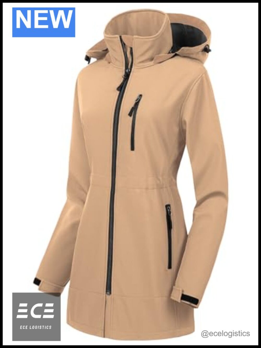 Women's Lightweight Waterproof Softshell Tactical Jacket Fleece Lined